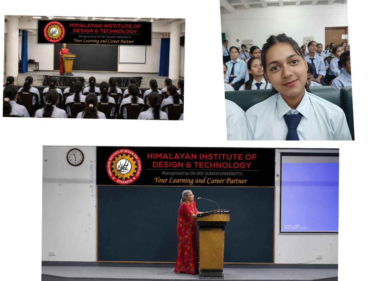 CERVICAL CANCER (HPV) VACCINATION AWARENESS PROGRAMME 11 August 2026 conducted by Dr. Neeta Bansal, Gynaecologist, who sensitized students about cervical cancer and HPV infection