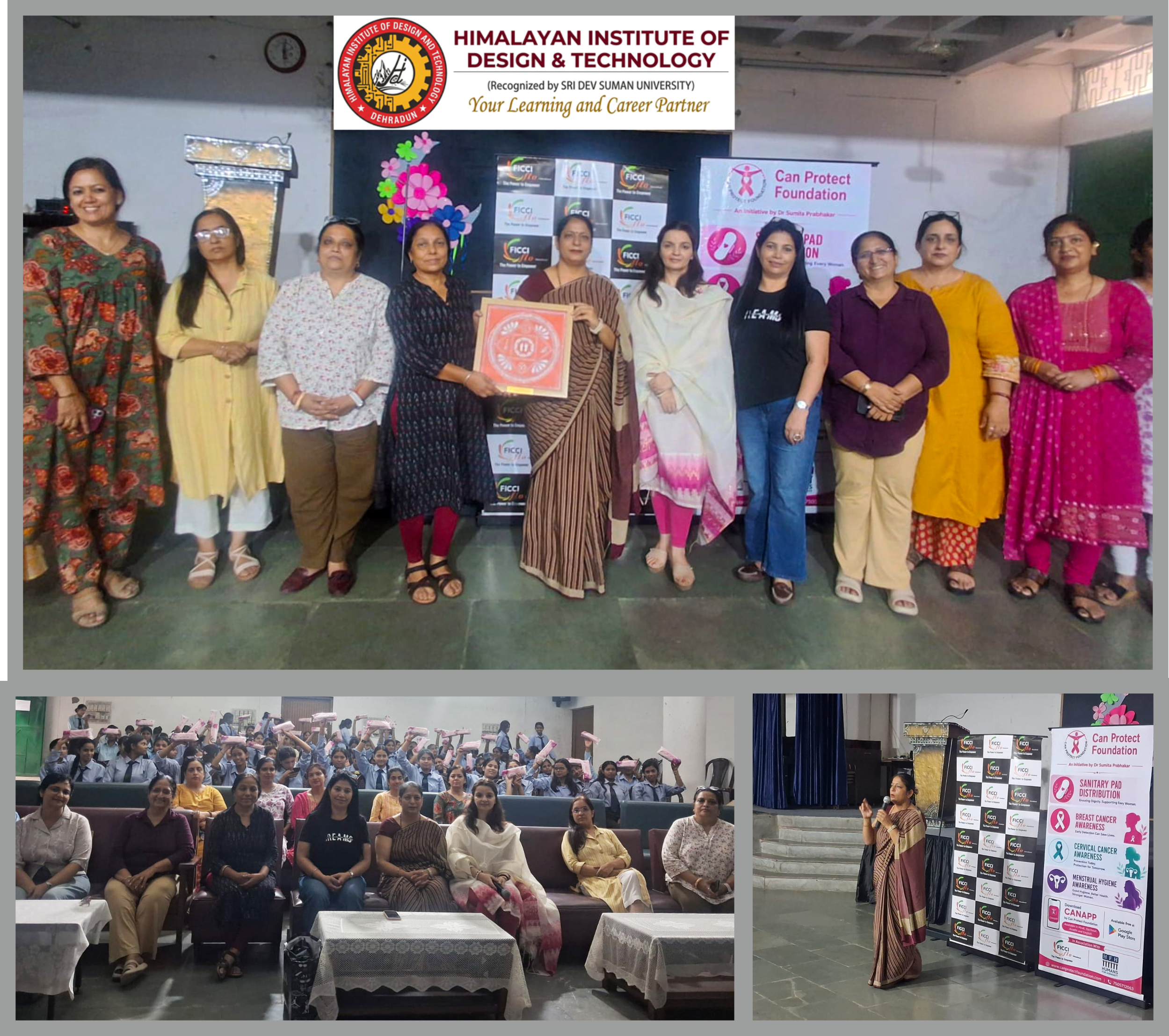 AWARENESS SESSION ON MENSTRUAL HYGIENE AND BREAST CANCER  ORGANIZED BY: FICCI FLO, DEHRADUN, IN COLLABORATION WITH HIDT, Dehradun. 15 SEPTEMBER 2026